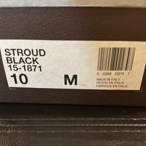 Johnston & Murphy Stroud Black Loafers